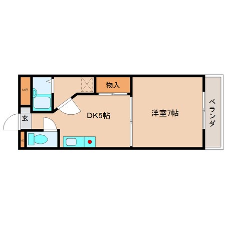 学園前駅 徒歩4分 1階の物件間取画像